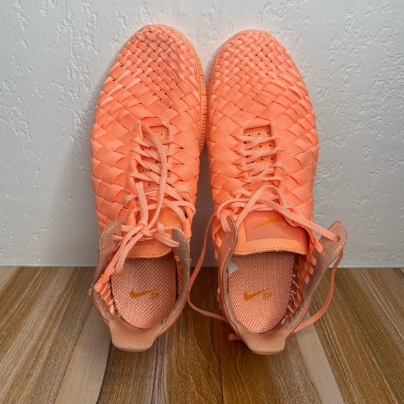 Nike Free Inneva Woven Tech Shoes Men’s Size 8 705797-888 Peach Sunset Glow - Picture 7 of 10